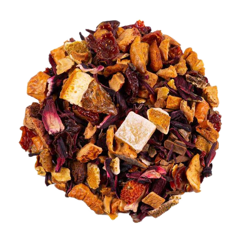 Tisana Arancia Vaniglia Cannella 100g Alveus Tè infusi e tisane Sfuso in foglie Alveus – Infuso Speziato Sfuso | Senza Teina e Naturale