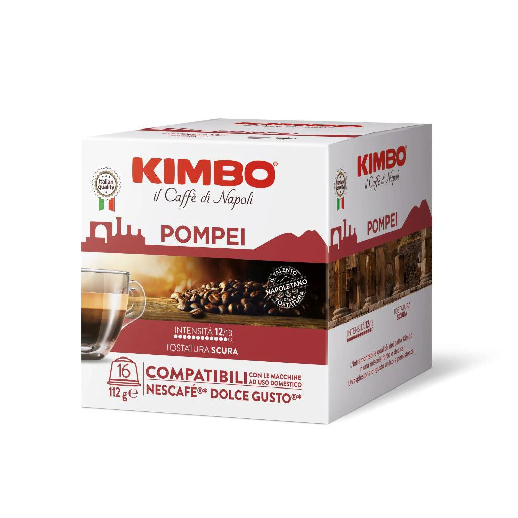Caffè Kimbo Capsule compatibili Nescafe®Dolce Gusto® Miscela Pompei –96 Capsule