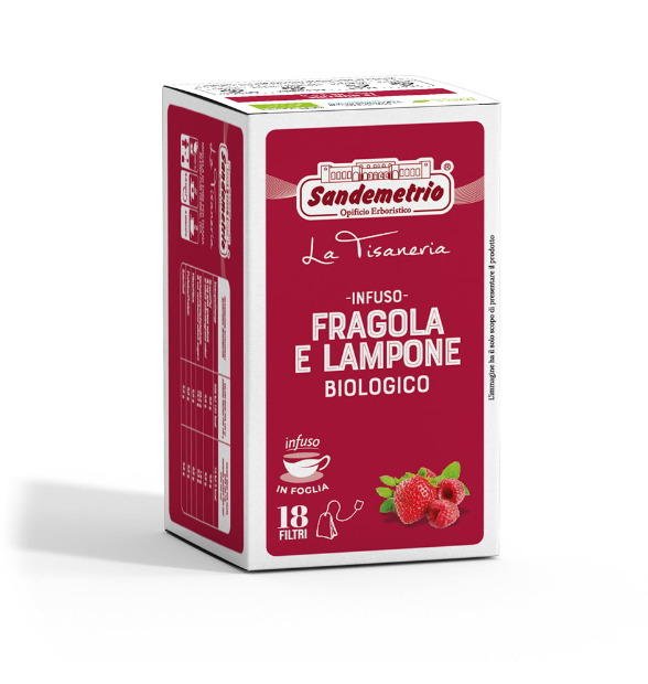 Tisana Fragola e lampone Bio Sandemetrio– 18 Filtri