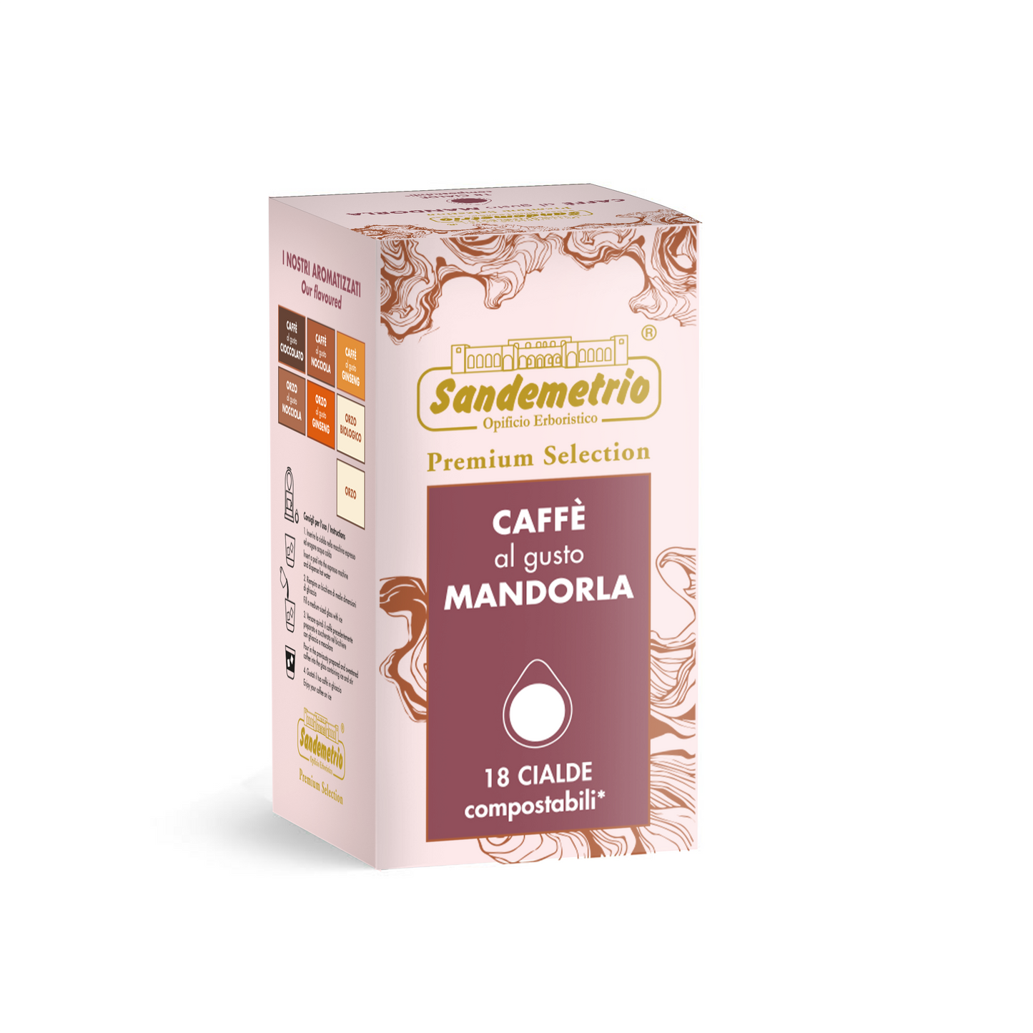 Caffè alla Mandorla Sandemetrio– 18 Cialde ESE44