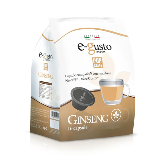 Caffè al Ginseng – 48 Capsule Compatibili Dolce Gusto® | Pop e Gusto