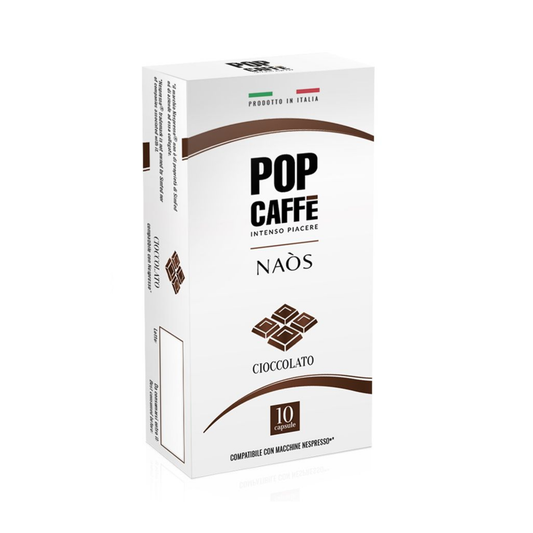 50 Capsule Cioccolato Pop NAOS Compatibili Nespresso® – Bevanda Calda Solubile