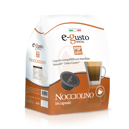 Nocciolino– 48 Capsule Compatibili Dolce Gusto® | Pop e Gusto