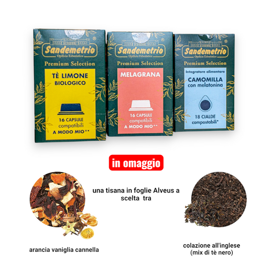 Box Regalo Sandemetrio – 3 Tè a Scelta + Assaggio in Omaggio
