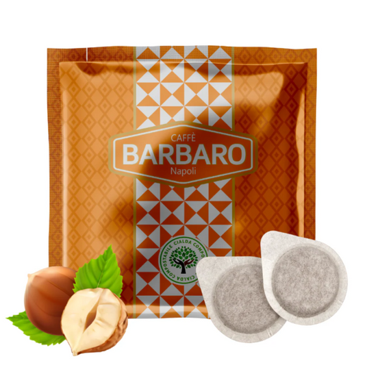 Cialde Caffè Barbaro ESE 44mm Aromatizzati - 15pz - Nocciola