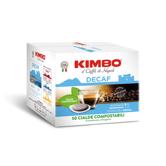 Caffè Kimbo Cialde Miscela Decaf  50 cialde ese 44