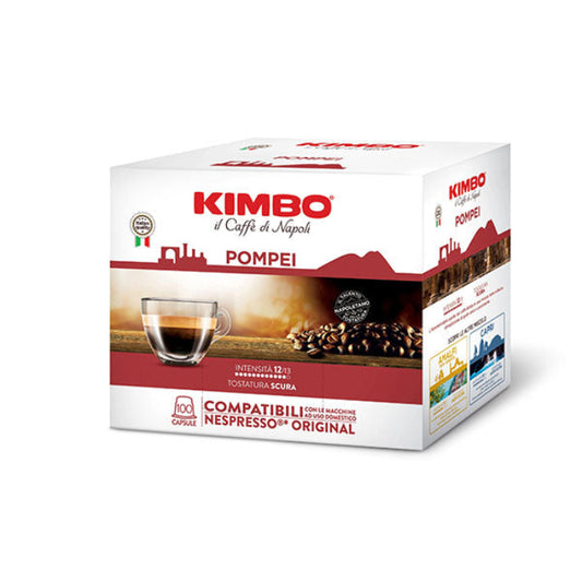 Caffè Kimbo  Capsule compatibili Nespresso ® Miscela Pompei –100 Capsule