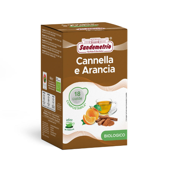 Tisana Cannella e Arancia Bio  Sandemetrio– 18 Filtri