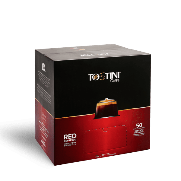 Caffè Tostini  capsule  Miscela Red – 50 Capsule compatibili Nescafe®Dolce Gusto®