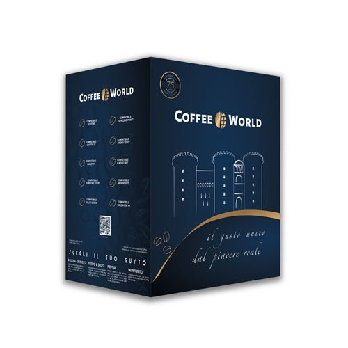 Coffee World - Intenso e Deciso - 75 Cap. Comp. Uno System