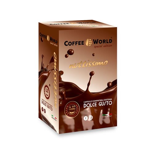 Coffee World - Nuttissimo - 10 Cap. Comp. Dolce Gusto